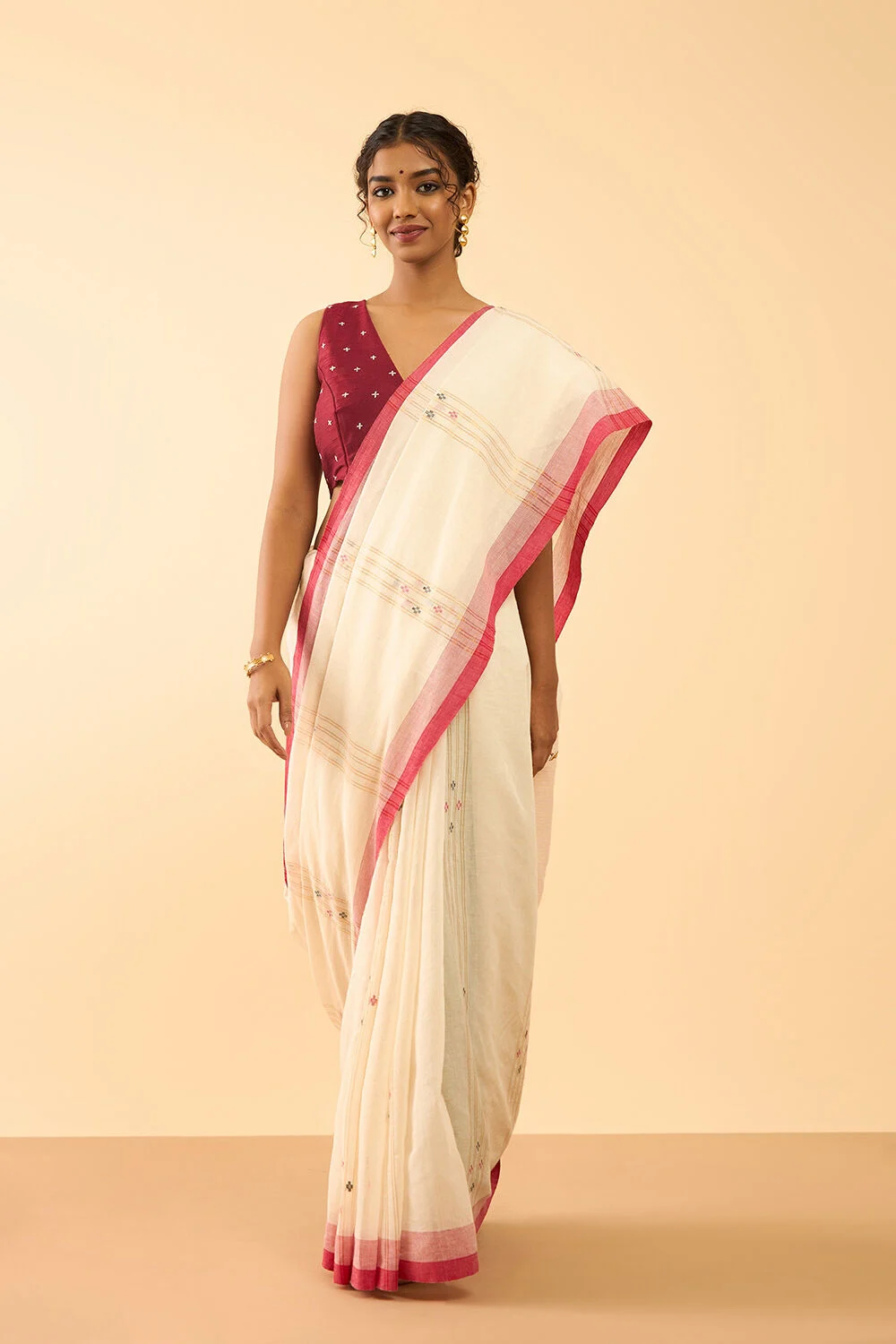 Pure Handwoven Cotton Saree